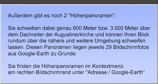 Hinweis auf verf gbare H henpanoramen
